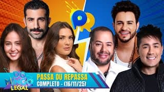 TIME HUGO & TIAGO X MHARESSA no Passa ou Repassa | Domingo Legal (16/11/25) TIME HUGO & TIAGO X MHARESSA no Passa ou Repassa | Domingo Legal (16/11/25)