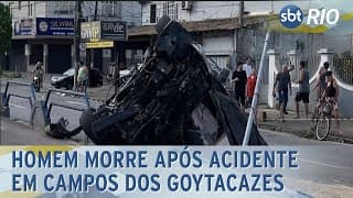 Homem morre após acidente em Campos dos Goytacazes Homem morre após acidente em Campos dos Goytacazes