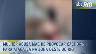 Mulher acusa mãe de provocar cachorro para atacá-la na Zona Oeste do Rio Mulher acusa mãe de provocar cachorro para atacá-la na Zona Oeste do Rio