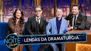 Flávia Garrafa, Taumaturgo Ferreira e Cássio Scapin, da peça "Caixa 2" | The Noite (19/05/26)