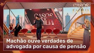 Christina põe convidado em seu devido lugar: "Respeito é bom, e a gente gosta" | Casos de Família Christina põe convidado em seu devido lugar: "Respeito é bom, e a gente gosta" | Casos de Família