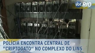 Polícia encontra central de "Criptogato" no Complexo do Lins Polícia encontra central de "Criptogato" no Complexo do Lins