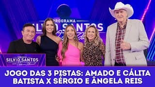 Jogo das 3 Pistas: Amado e Cálita Batista x Sérgio e Ângela Reis | Programa Silvio Santos (14/12/25) Jogo das 3 Pistas: Amado e Cálita Batista x Sérgio e Ângela Reis | Programa Silvio Santos (14/12/25)