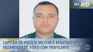 Capitão da polícia militar é afastado após vazamento de vídeo com traficante Capitão da polícia militar é afastado após vazamento de vídeo com traficante