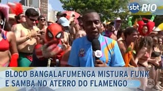 Bloco Bangalafumenga mistura funk e samba no Aterro do Flamengo Bloco Bangalafumenga mistura funk e samba no Aterro do Flamengo