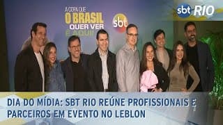 Dia do Mídia: SBT Rio reúne profissionais e parceiros em evento no Leblon Dia do Mídia: SBT Rio reúne profissionais e parceiros em evento no Leblon