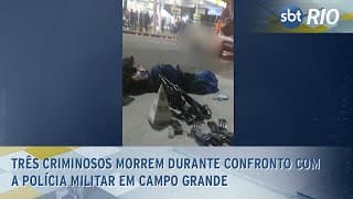 Três criminosos morrem durante confronto com a Polícia Militar em Campo Grande Três criminosos morrem durante confronto com a Polícia Militar em Campo Grande