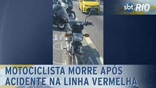 Motociclista morre após acidente na Linha Vermelha Motociclista morre após acidente na Linha Vermelha