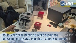 Polícia Federal prende quatro suspeitos acusados de desviar pensões e aposentadorias Polícia Federal prende quatro suspeitos acusados de desviar pensões e aposentadorias