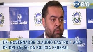 Ex- Governador Cláudio Castro é alvo de operação da Polícia Federal Ex- Governador Cláudio Castro é alvo de operação da Polícia Federal