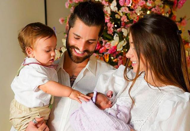 Alok, Romana Novais e filhos