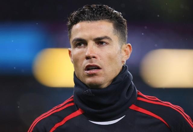 Cristiano Ronaldo no campo de futebol