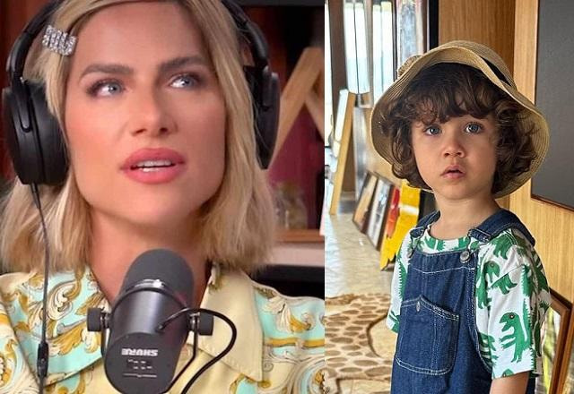 Giovanna Ewbank à esquerda; Zyan à direita