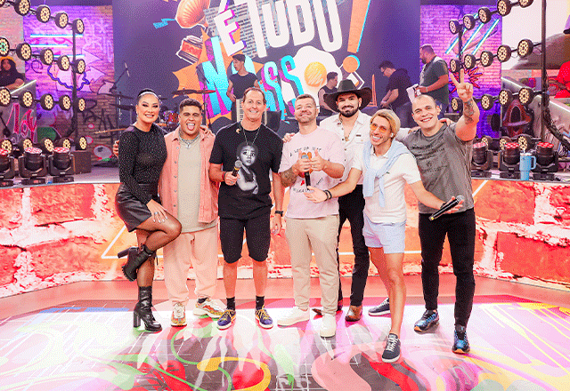 elenco do É Tudo Nosso com gaab e loubet