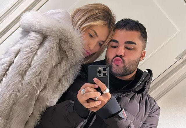 Virginia Fonseca e Lucas Guedez em foto