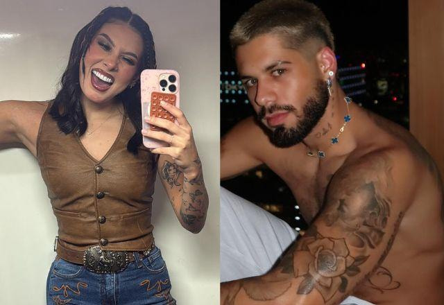 Ana Castela e Zé Felipe em foto