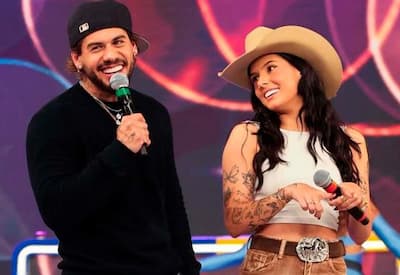 Ana Castela publica fotos antes do show e Zé Felipe reage