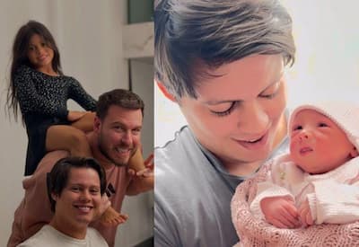 Thiago Nigro registra reação do filho de Maíra Cardi ao conhecer a irmã caçula