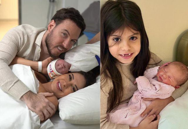 Maira Cardi e marido e fotos das filhas