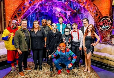 Mistérios, risadas e fantasias: The Noite faz especial de Halloween com Josiane Oliveira e Luciano Milici