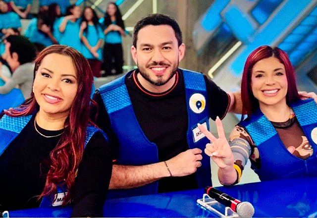 GKAY, Márcia Fellipe e André Felipe no domingo legal