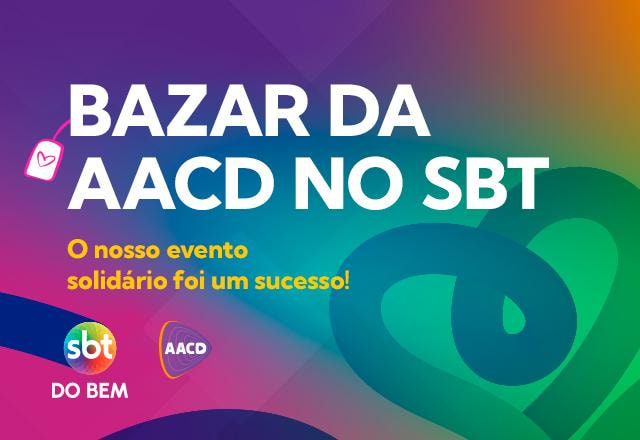Colaboradores do SBT participando da edição 2025 do Bazar AACD no Centro de Televisão do SBT (CDT Anhanguera em São Paulo)