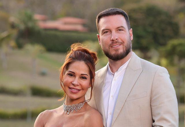 Thiago Nigro e Maíra Cardi em foto