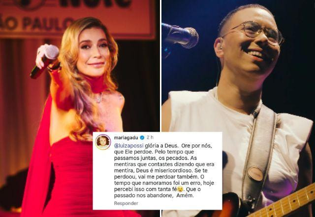 Luiza Possi e Maria Gadu posam para foto.