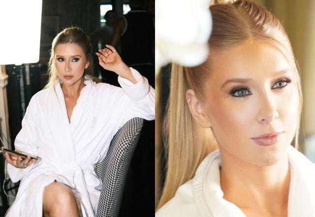 Cela Lopes comemora namoro com show privado de banda estrangeira