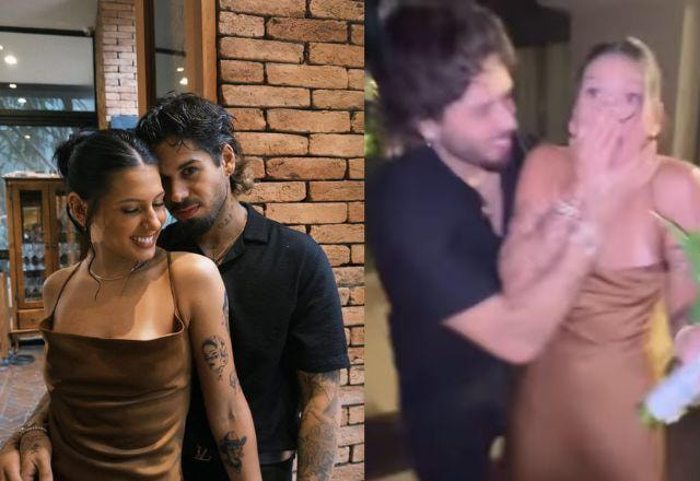 Ana Castela pega buquê em casamento e Zé Felipe reage