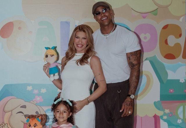 Grávida, Lore Improta e Léo Santana não descartam ter mais um filho no futuro