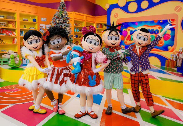 Turma da Mônica participa do Domingo Animado!