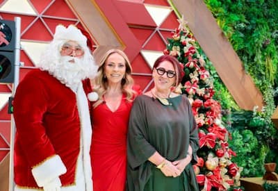 Nem o Papai Noel escapou: Christina Rocha comanda programa especial de Natal