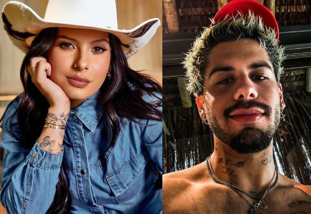 Ana Castela e Zé Felipe em foto