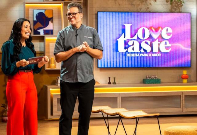 Milene Uehara e Carlos Bertolazi, apresentadores do Love Taste