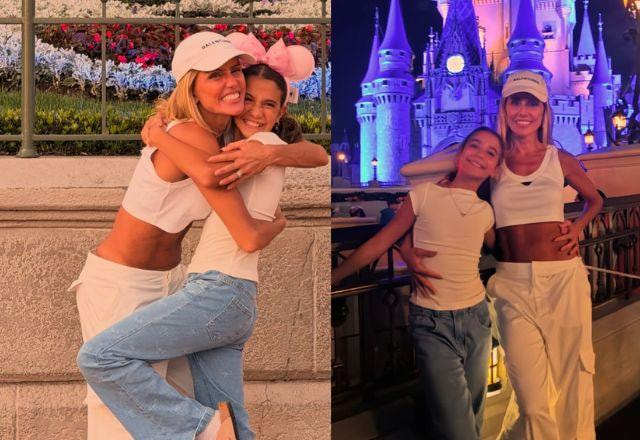 Deborah Secco aproveita férias em Orlando ao lado da filha