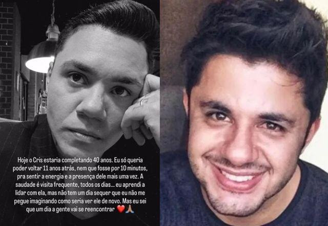 Felipe Araújo e Cristiano Araújo em foto