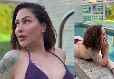 Pitty recebe enxurrada de elogios ao posar de biquíni em piscina