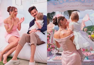 Serena celebra 1 ano com festa encantada assinada em cada detalhe