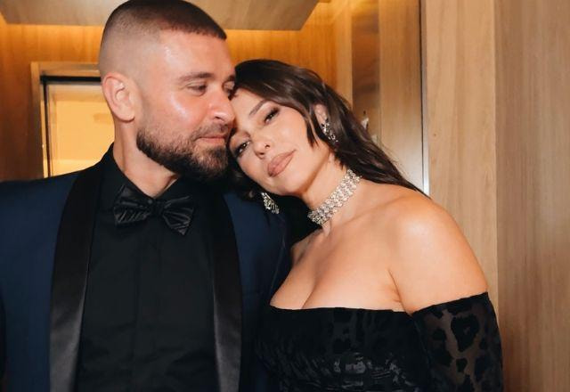 Diogo Nogueira e Paolla Oliveira em foto