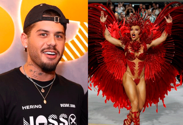 Zé Felipe comenta estreia de Virginia como Rainha na Sapucaí