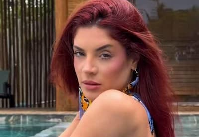 Gkay surge de biquíni vermelho ao som de Marina Sena e impressiona seguidores