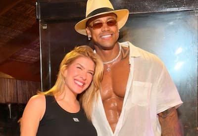 Lore Improta e Léo Santana celebram aniversário de casamento em hotel de luxo no Caribe