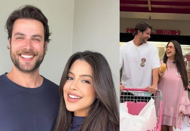 Laís e Gustavo revelam nome da bebê em vídeo na Disney