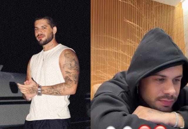 Zé Felipe revela reposição hormonal após descobrir testosterona baixa: "Meti um chip e agora estou é pronto"