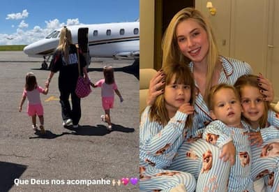 Virginia Fonseca viaja com os filhos e revela surpresa de Zé Felipe