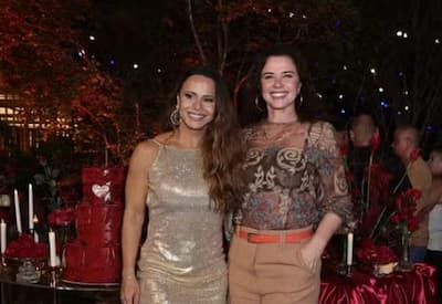 Luma de Oliveira reaparece em aniversário de Viviane Araujo