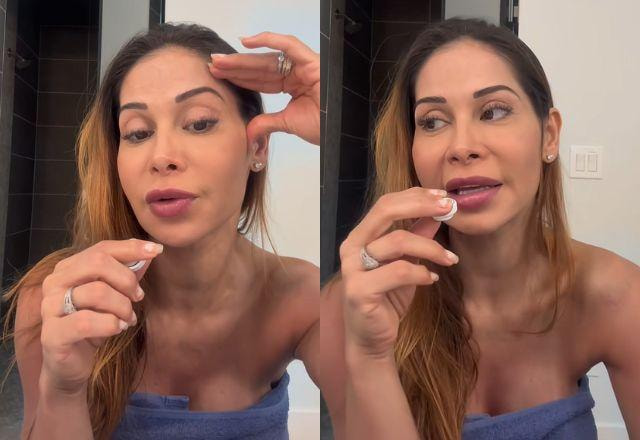 Maíra Cardi se assusta com alteração no peito e suspeita de silicone rompido após amamentação
