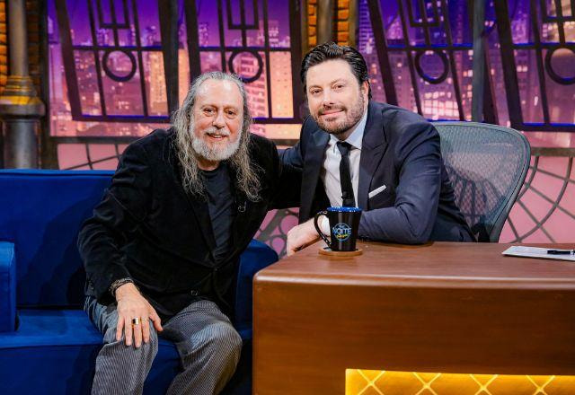 Caio Fábio e Danilo Gentili no The Noite